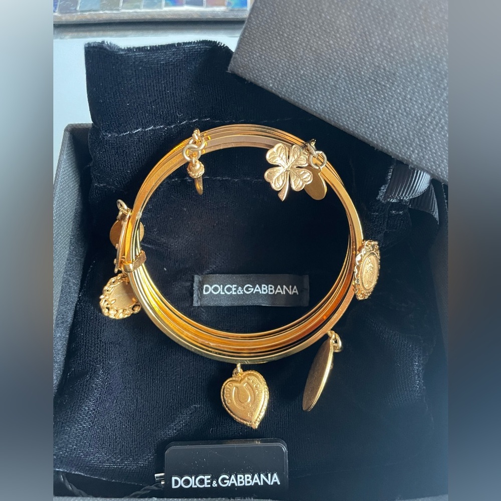 Dolce & Gabbana Pendant Cuff Bracelet - Picture 3 of 4